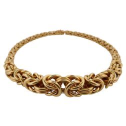 UnoAErre 14k Gold Twisted Necklace