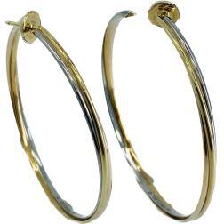 Cartier Trinity Gold Hoop Earrings