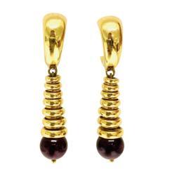 Pomellato Garnet Earrings Gold